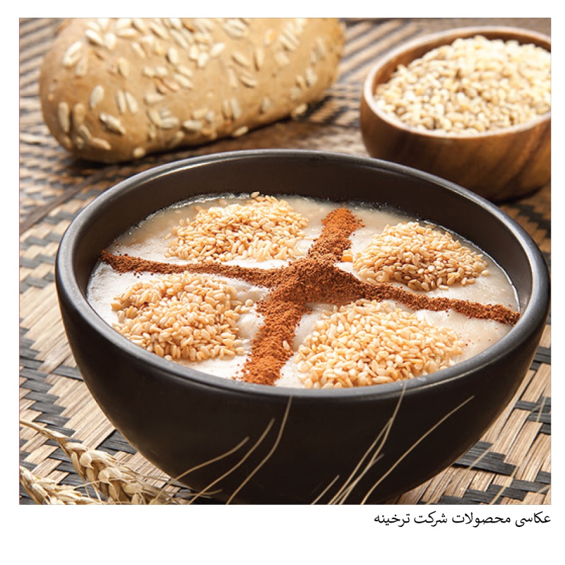 عکاسی صنعتی محصولات غذایی شرکت ترخینه جهت کاتالوگ