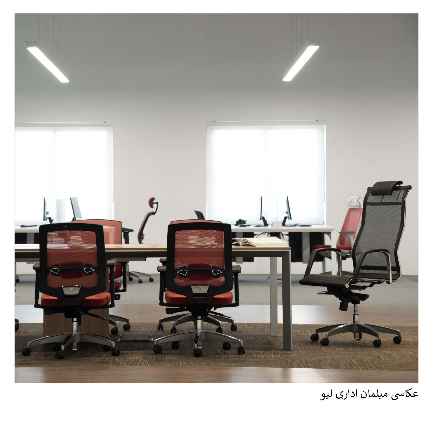 عکاسی مبلمان اداری لیو به منظور استفاده در سایت این مجموعه